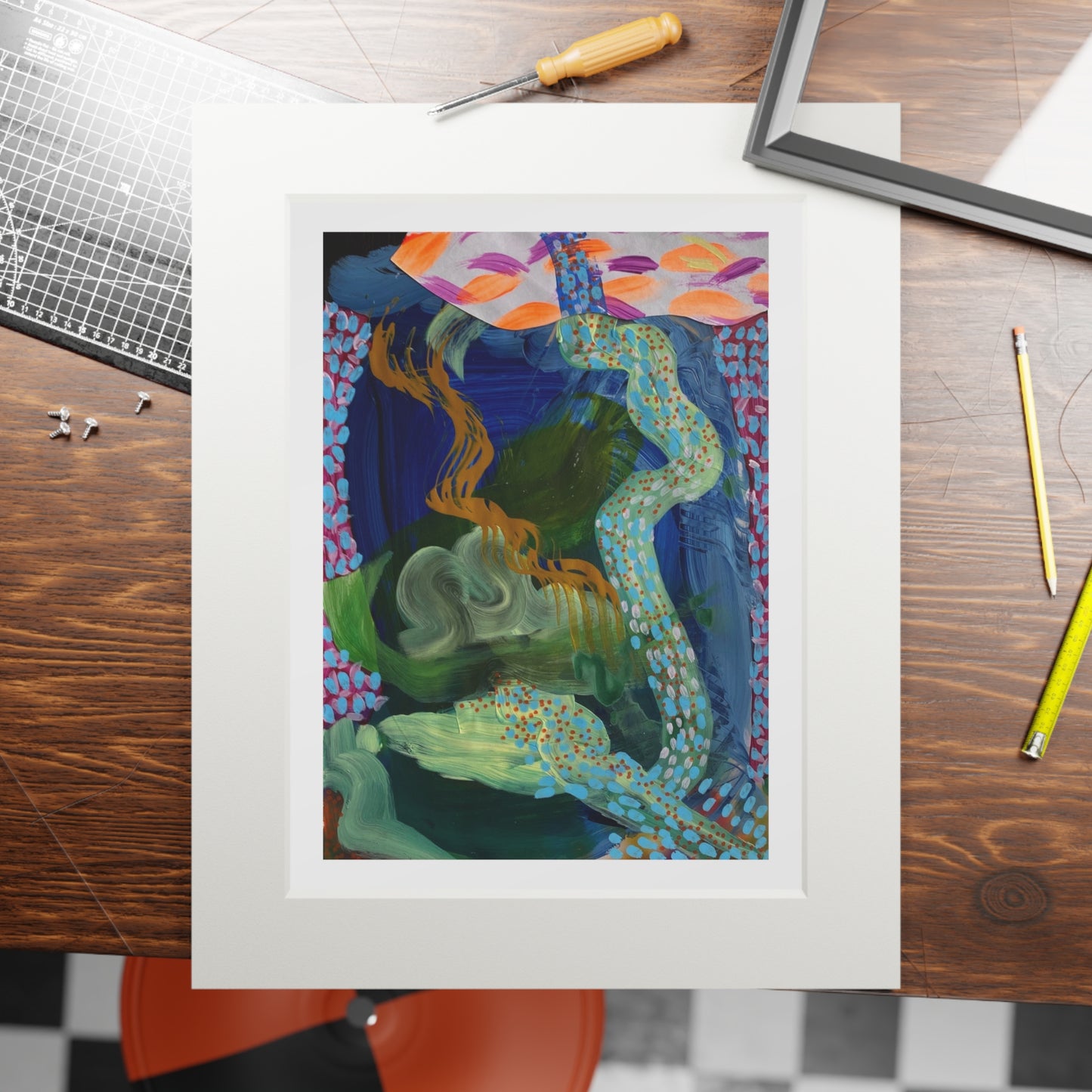 Bosc De Les Fades I by K'era Morgan Print