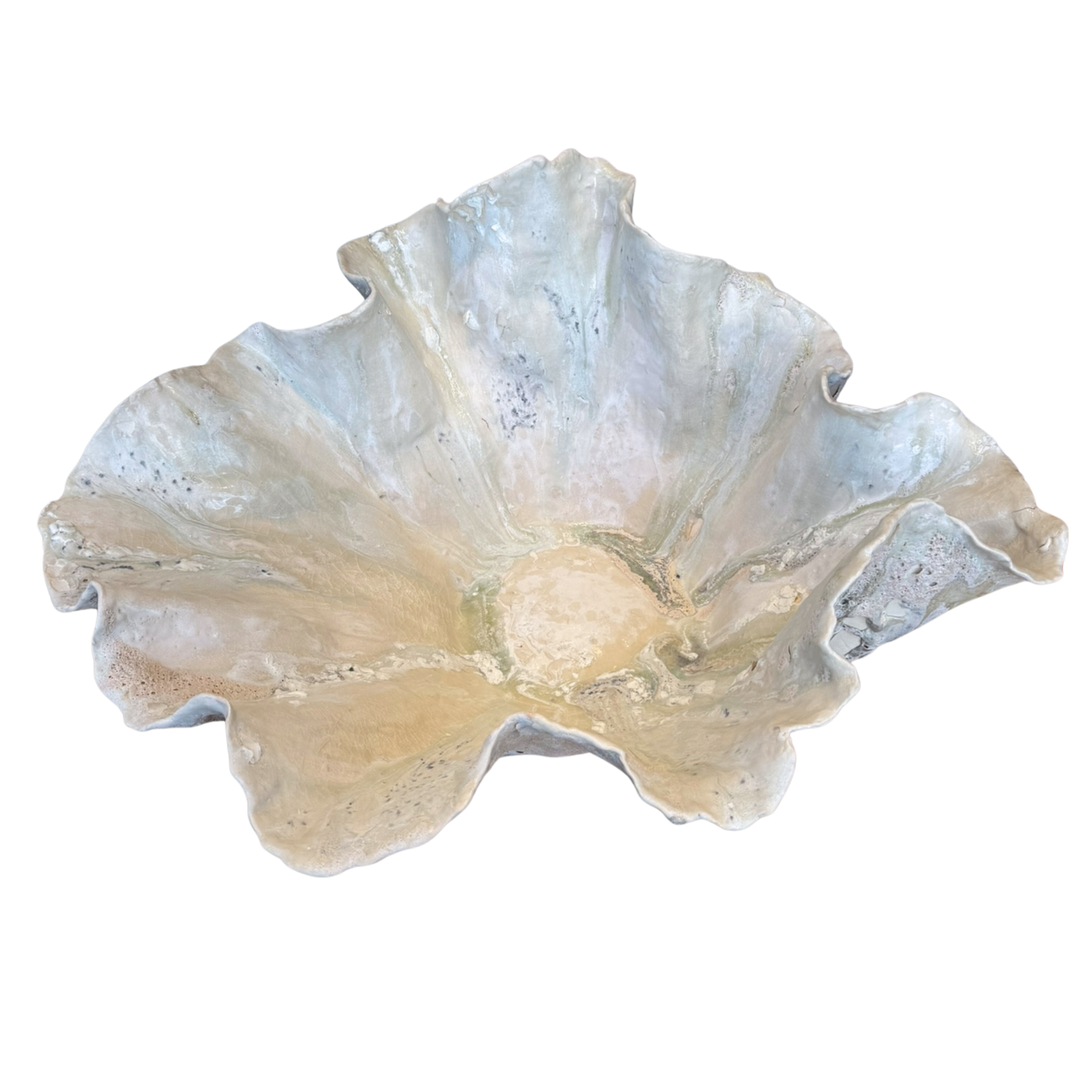 Large White Reef Open Vessel