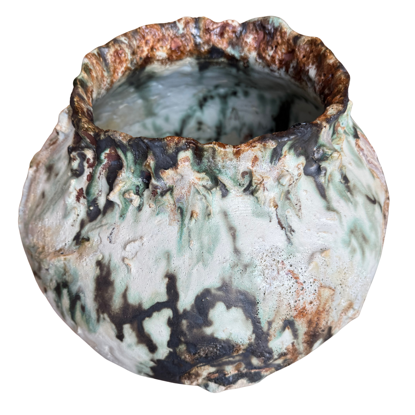 Painted Series Moon Vessel