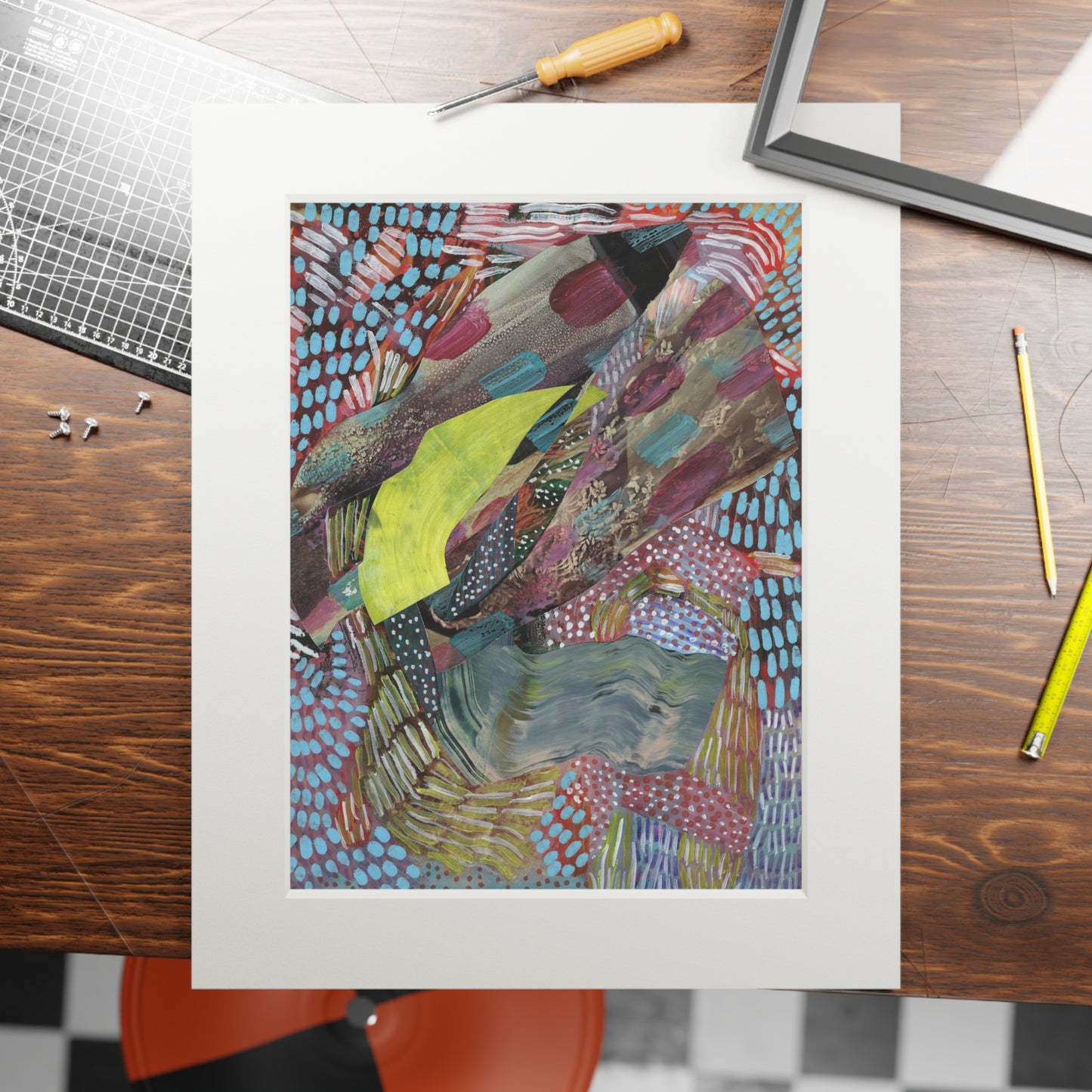 Long Before We Walked The Earth There Was Vinicunca by K'era Morgan Print