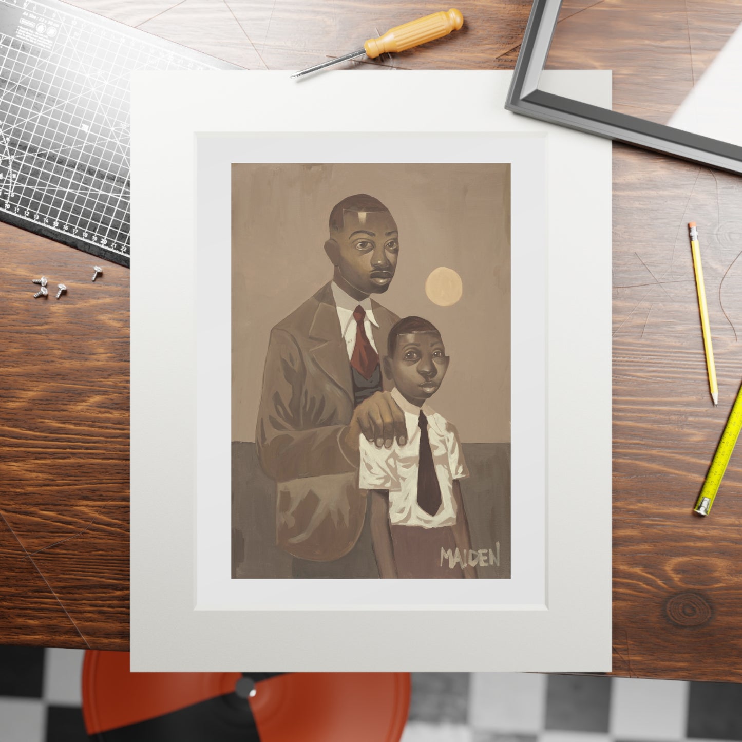 Papa's Pride by Leonard Maiden Print