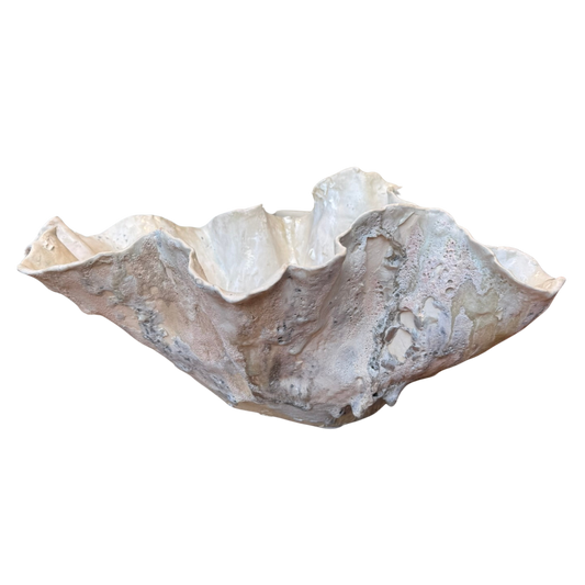 Large White Reef Open Vessel