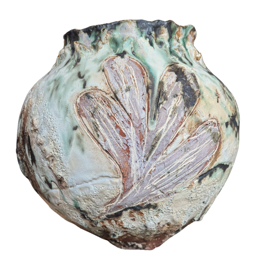 Painted Series Moon Vessel