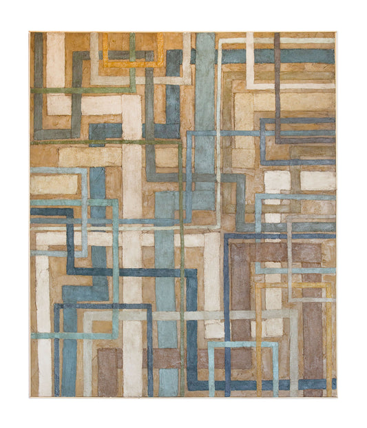 Untitled (Geometric Ochre)