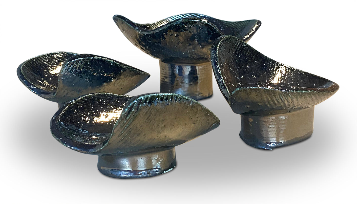 Set of 4 Mini Paladuim Vessel Coupes 9
